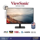 Monitor LED ViewSonic VA270-H 27" IPS Full HD 1080p 100hz 1ms VGA HDMI - WAJIB CO PACKING KAYU