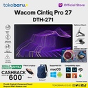 Wacom Cintiq Pro 27" 4K UHD 120Hz PantoneTM Validated DTH-271KOC