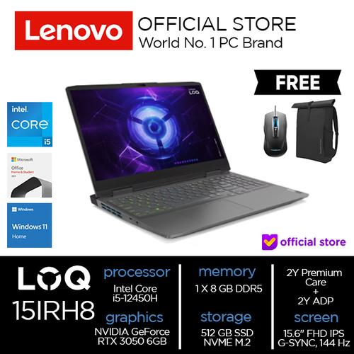 Lenovo LOQ 15IRH8 Core i5-12450H 8GB 512GB RTX 3050 6GB W11 OHS
