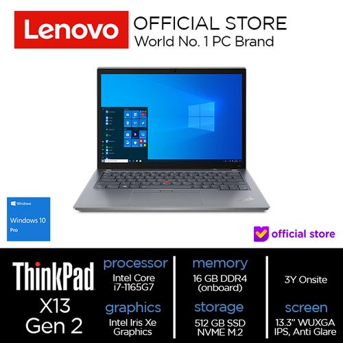 Lenovo ThinkPad X13 Gen 2 Core i7-1165G7 16GB 512SSD W10 Pro