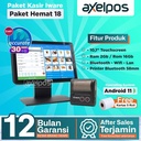 Paket Alat Mesin Kasir Pos android 11 With Printer Bluetooth Iware