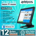Pos All in One Mesin Kasir Touchscreen Single Display 15" Intel Core I5 Iware F1 Mono