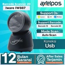 Omni Barcode Scanner Duduk Auto Scan 1D - 2D Iware IW887 Usb