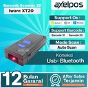Barcode Scanner Wireless Bluetooth Portable 2D Iware XT20