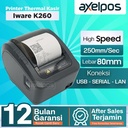 PRINTER KASIR THERMAL 80MM BISON K260 KONEKSI USB SERIAL
