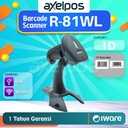 Barcode Scanner Usb Wireless 1D Iware R81WL Auto Sensing