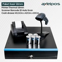 Paket Alat Kasir Windows,Printer Thermal,Cash Drawer,Scanner Sarcode