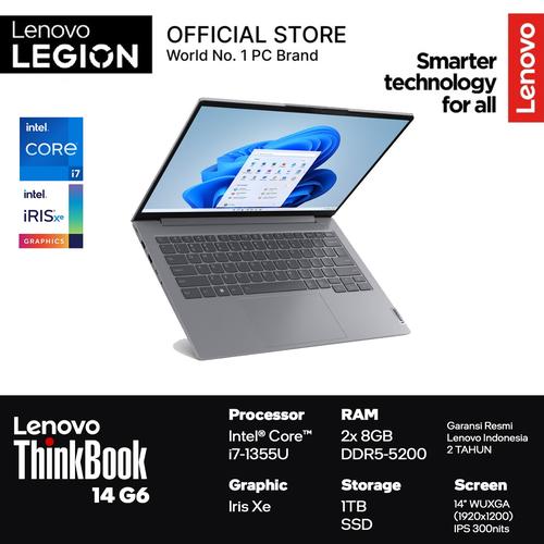 Lenovo Thinkbook 14 G6 Touch i7 1355 16GB 512GB W11+OHS 14" WUXGA