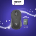 Logitech Signature M550 Mouse Wireless Bluetooth Silent Clicks + Notebook