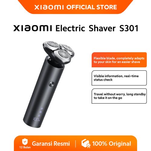 Xiaomi Electric Shaver S301 | Flexible blade | Visible information real-time status check | Long standby | Alat pencukur [Official Store]