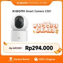 Xiaomi Smart Camera C301 | CCTV Indoor | 2K Ultra-clear HD | 3MP | AI Pendeteksi Manusia | Rotasi 360° dan Vertikal 107° | Fitur Call 2 Arah [ Official Store ]