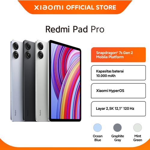 Official Xiaomi Redmi Pad Pro | Snapdragon 7s Gen 2 Mobile Platform | Xiaomi HyperOS | Baterai 10.000 mAh