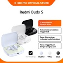 Official Xiaomi Redmi Buds 5 | Driver dinamis 12,4 mm dengan diafragma titanium Peredam kebisingan aktif hingga 46 dB