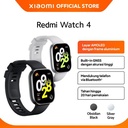 Official Xiaomi Redmi Watch 4 | Layar AMOLED 1,97" ultra-lebar GNSS multi-sistem bawaan