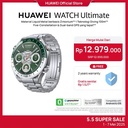 HUAWEI WATCH Ultimate Green Smartwatch | Zirconium-based Liquid Metal | Golf Courses Map | Pro-level Sports