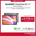 HUAWEI MatePad SE 11" Tablet [6+128GB] | 2K Eye Comfort Display | 7700mAh | Metal Unibody