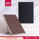 Deli Buku Catatan Kulit / Leather Cover Notebook A5 120 Lbr BP12X