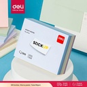 Deli Memo Tempel / Sticky Notes 300 Lembar 5 Warna BT13X