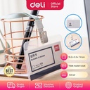 Deli Name Badge / Lanyard Transparan Bahan PP 10cm 50pcs/box 64800
