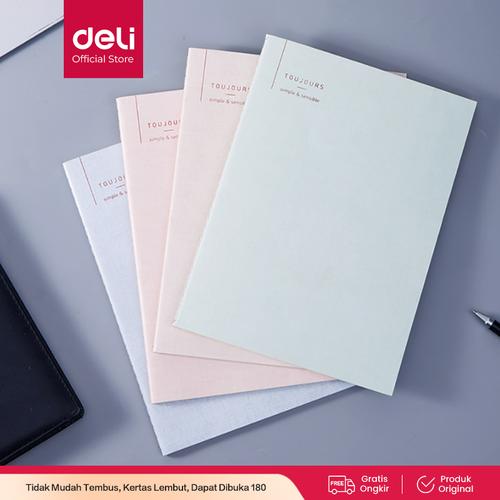 Deli Soft Cover Notebook / Buku Tulis A5 B5 40 60 Halaman FA5 FB5X0