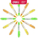 Deli Highlighter Cetek Ujung tip 1-4 mm Tinta tidak beracun EU355X0