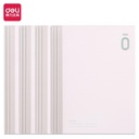 Deli Buku Tulis Adhesive Bound Notebook A5 B5 40Lbr Krts Beige VWPX540