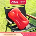 Deli Spanspace Bantal Angin / Bantal Tiup Pompa Travel Mini VS4041
