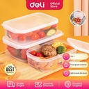 Deli Kotak Makan Plastik / Penyimpanan Makanan Kulkas 3 in 1 LM860
