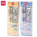 Deli Pulpen Gel Set / Gel Pen Set Isi 2 Dengan Refill SA117