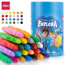 Deli Oil Pastel / Krayon Mewarnai Pegangan Plastik 72075