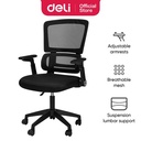 Deli Office Chair / Kursi Kerja Kantor Staff Sandaran Punggung E4939
