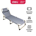 Deli Folding Bed Kursi Malas Kursi Berjemur Sandar Dapat Dilipa E4948