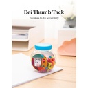 Deli Push Pin / Paku Pin Kertas Isi 100 pcs 23mm E0054
