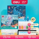 Deli Sand Painting / Lukisan Pasir 12 Warna Tersertifikasi Aman 83623