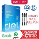 Deli Kertas Hvs Copy Paper A4 70gr 500Lembar 1Pack Kertas Premium 7401