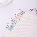 Deli Elegant Clip Klip Kertas / Penjepit Kertas Elegan 25 mm 9423