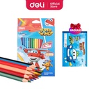 Deli Pensil Warna Kayu 18 warna / box (campuran) EC00810