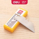 Deli E78001 Cutter Blade / Isi Cutter 1 Box ( 10 Pcs )