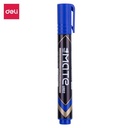 Deli EU10230 Permanent Marker/Spidol Permanen-Biru