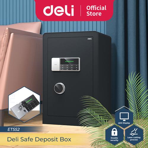 Deli Brankas Besi Digital Safe Box Double Unlocking 38x36x60 ET552