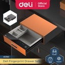 Deli Brankas Laci / Fingerprint Drawer Safe / Cash Drawer Deposit Box Brankas Perhiasan 48x40x15 cm AE360