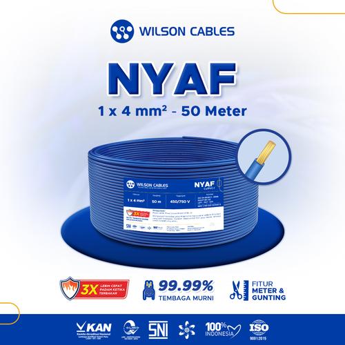 NYAF 4 mm2 50 Meter - Kabel Listrik Tembaga Wilson Cables