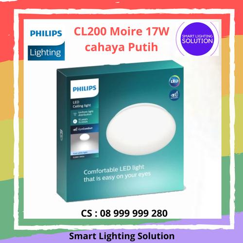 Philips CL200 17W EC RD LED Ceiling 32cm-Lampu Plafon Tempel Baret 65K