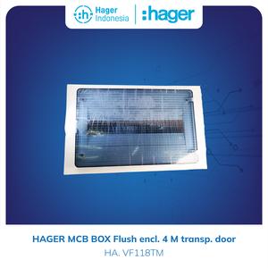 Hager Box MCB 18 Group Inbow Transparant - VF118TM