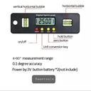waterpass digital 8" Spirit level protractor pengukur sudut kemiringan