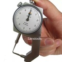 Thickness gauge Minzi pengukur ketebalan benda pipa curved tip ori