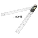 geniometer angle level protractor / siku penggaris digital 12" (300mm)