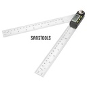 digital protractor penggaris mistar ruller siku tukang sudut 30cm 12"