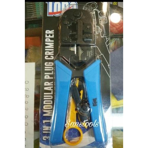 Crimper modular crimping pliers / tang krimping press LAN RJ-45 Toho