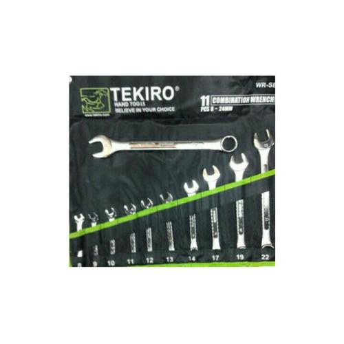 kunci ring pas TEKIRO 8-24mm 11pcs combination wrench set asli